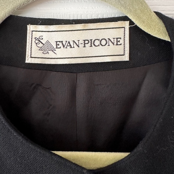 Evan Picone Vintage Wool Blazer, Size 10 - Picture 3 of 7
